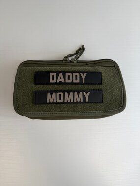 Tactical Wipe Pouch Bag Men Daddy Mommy Baby Gear Strap Army Work Party Core Nw